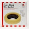 Keeney Mfg Keeney Jumbo Wax Gasket with Sleeve Yellow K836-2 - alternate 2